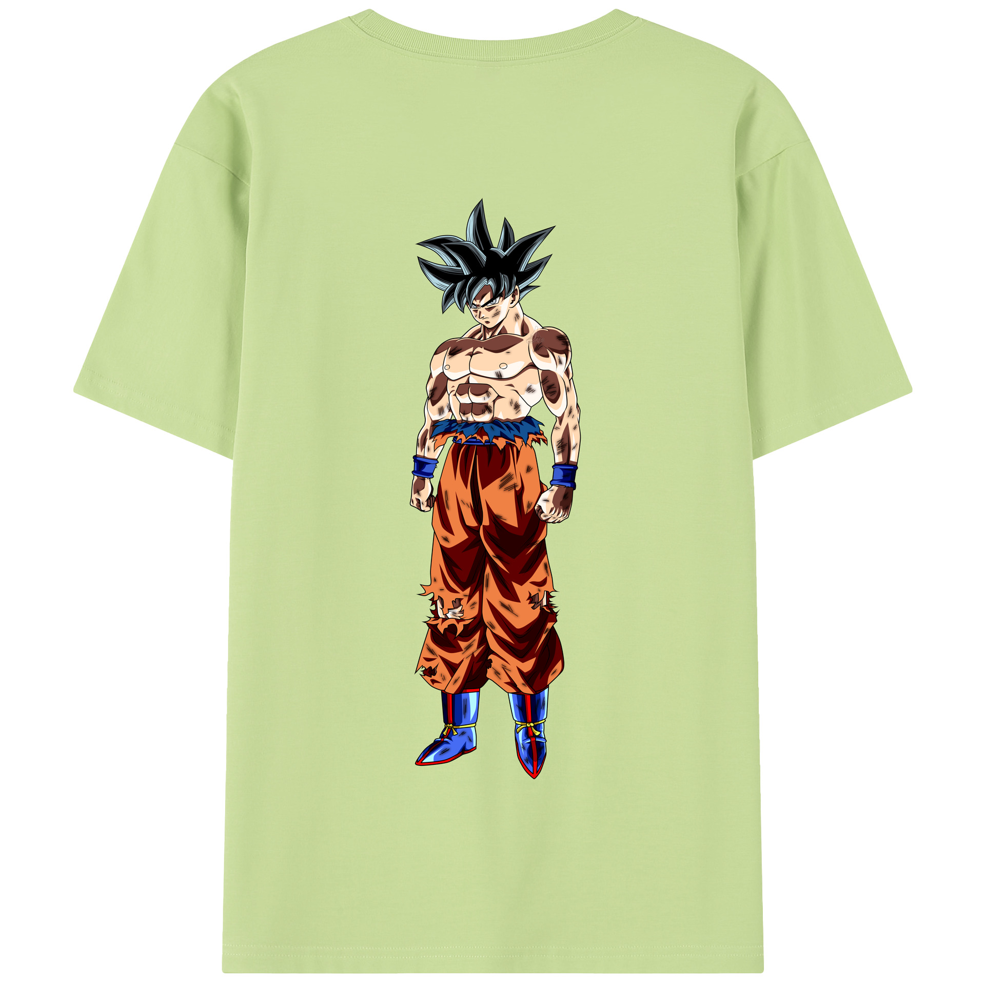 （画像用） ドラゴンボール 孫悟空（そん ごくう）Son Goku カカロット DRAGON BALL Kakarotto 綿100％半袖Tシャツ（背面プリント）